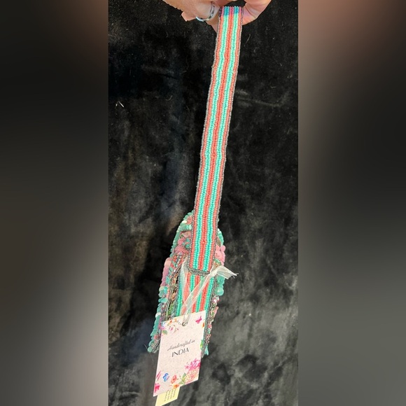 🩷MADE IN INDIA HANDMADE VIRAL Paisley Sling Bag🩷NWT - Picture 9 of 17